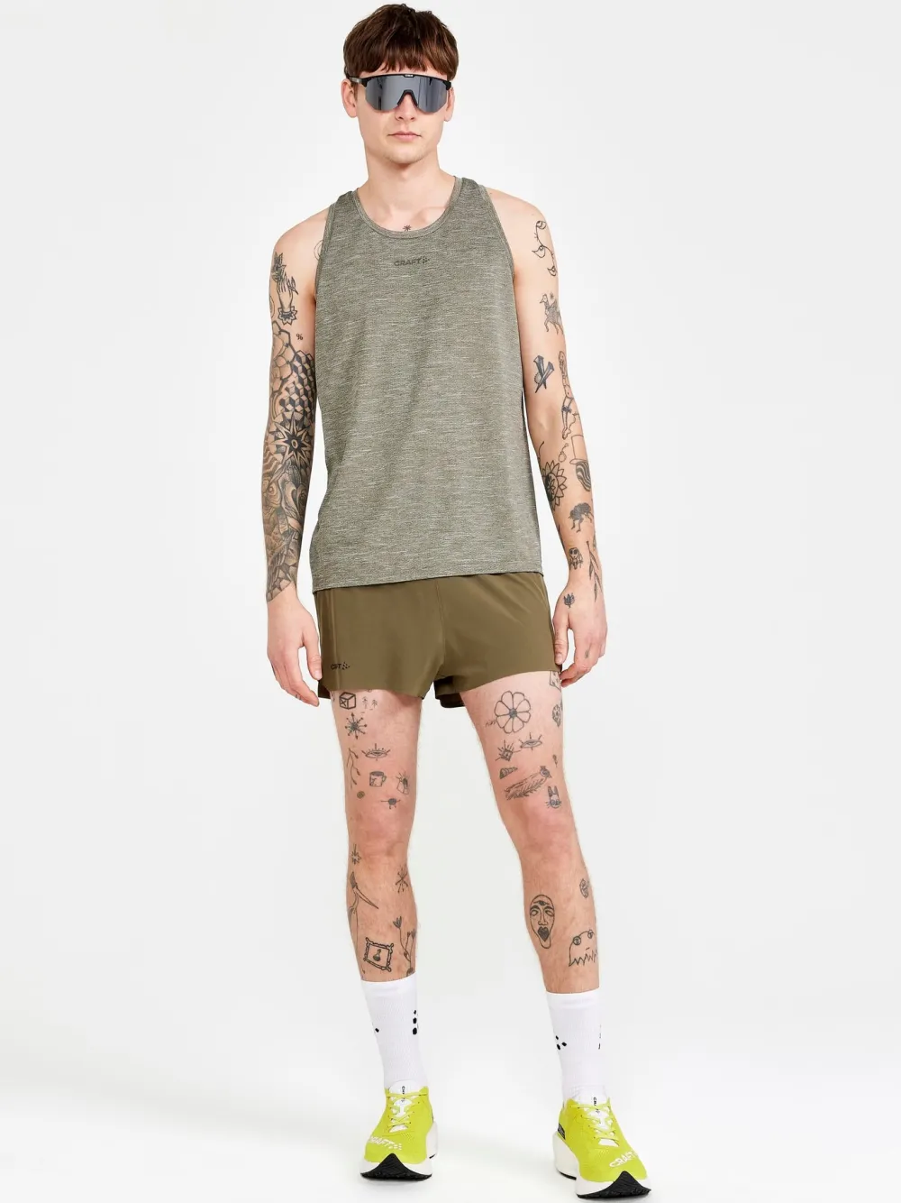 Craft Sportswear MEN'S ADV CHARGE MELANGE TRAINING SINGLET