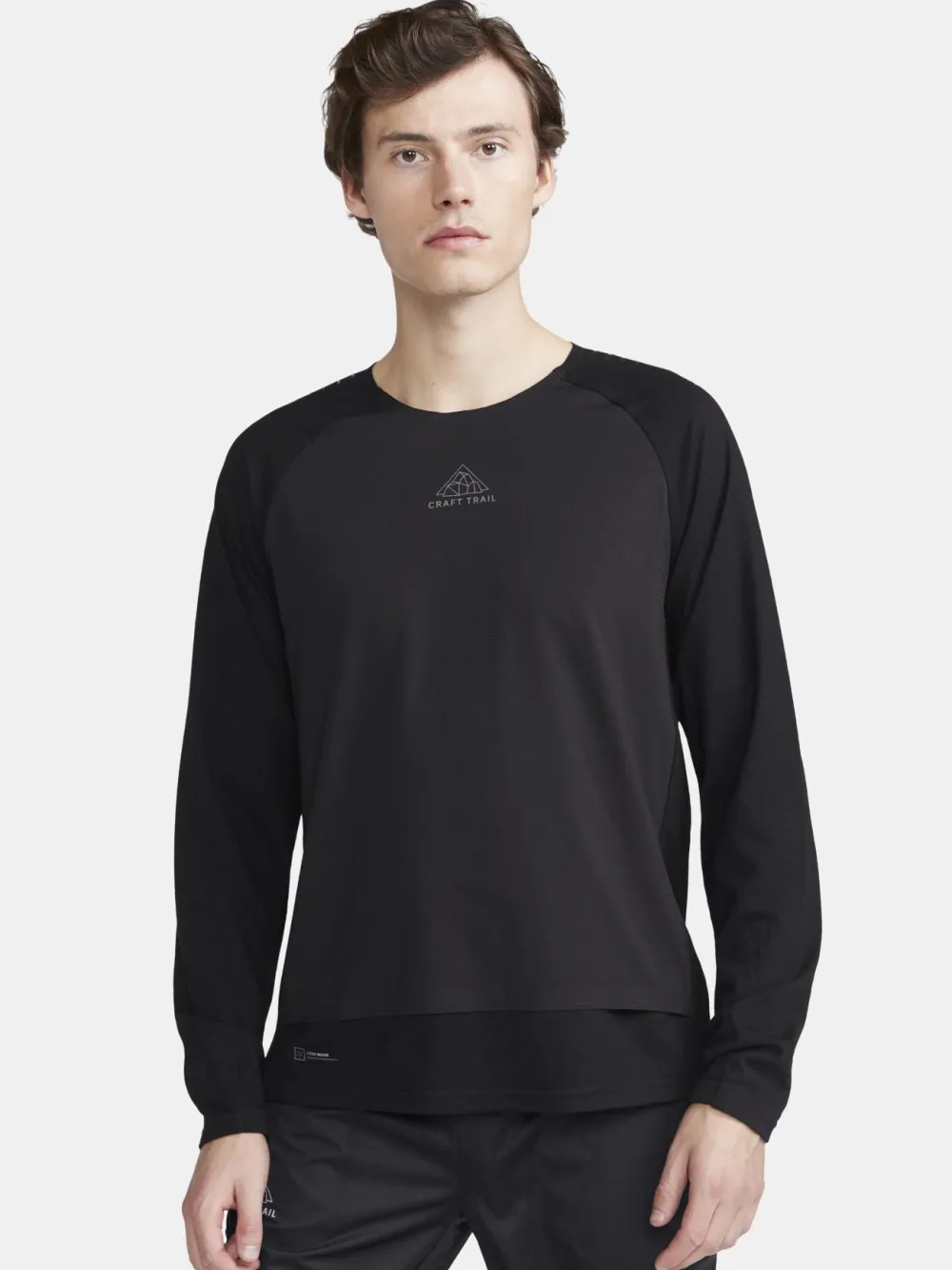 Craft Sportswear Men's ADV Trail Wool Wind Long-Sleeve Tee