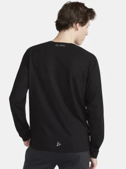 Craft Sportswear Men's ADV Trail Wool Wind Long-Sleeve Tee