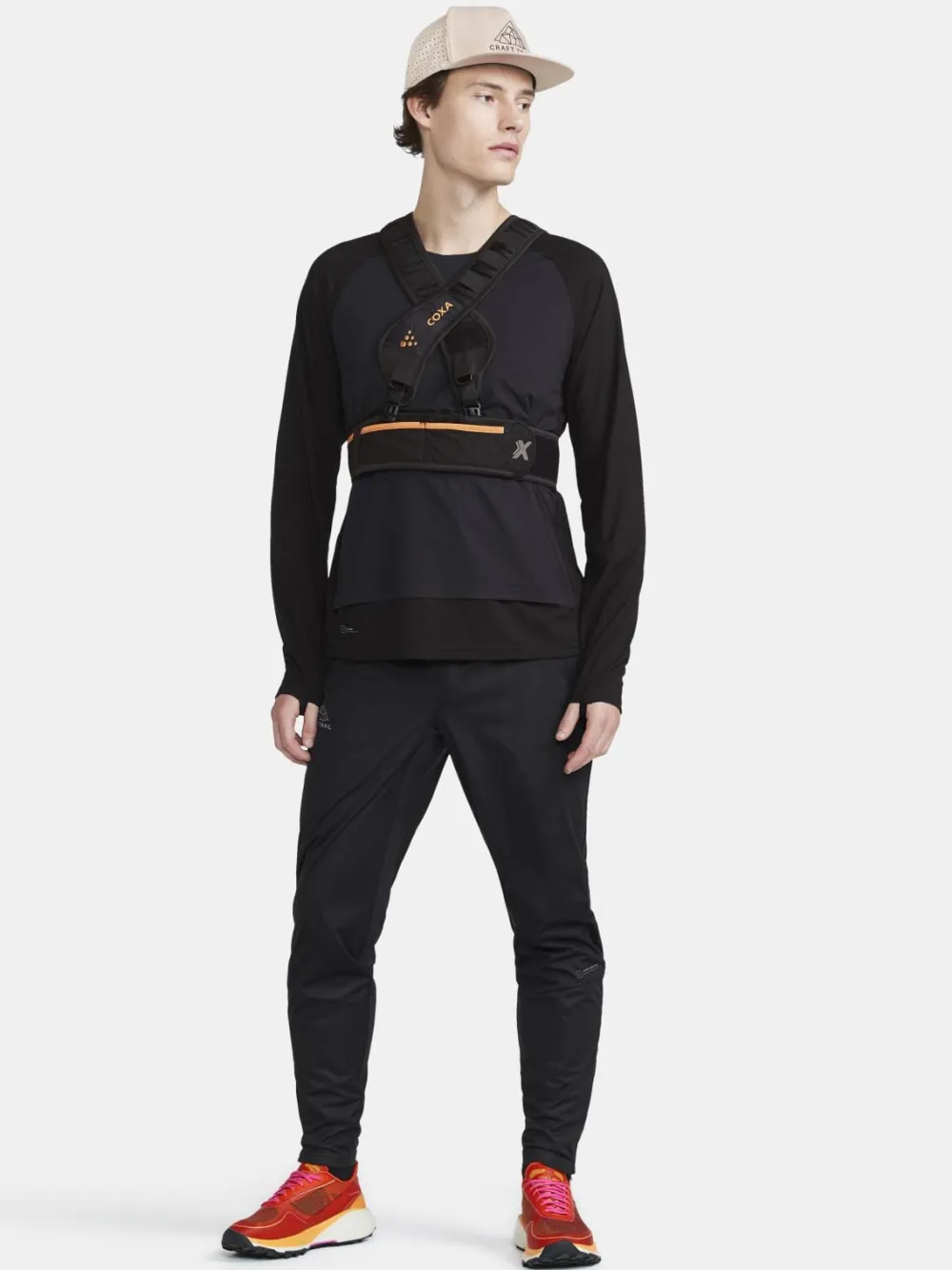 Craft Sportswear Men's ADV Trail Wool Wind Long-Sleeve Tee