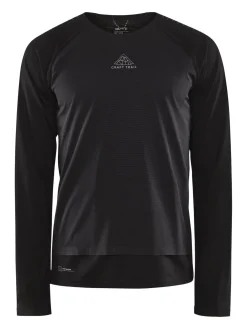 Craft Sportswear Men's ADV Trail Wool Wind Long-Sleeve Tee