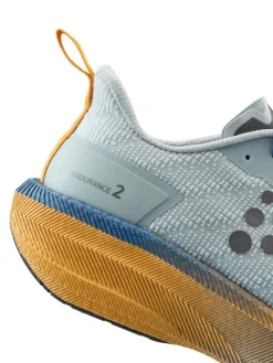 Craft Sportswear Men's Endurance 2 Running Shoe - Platinum/Sour