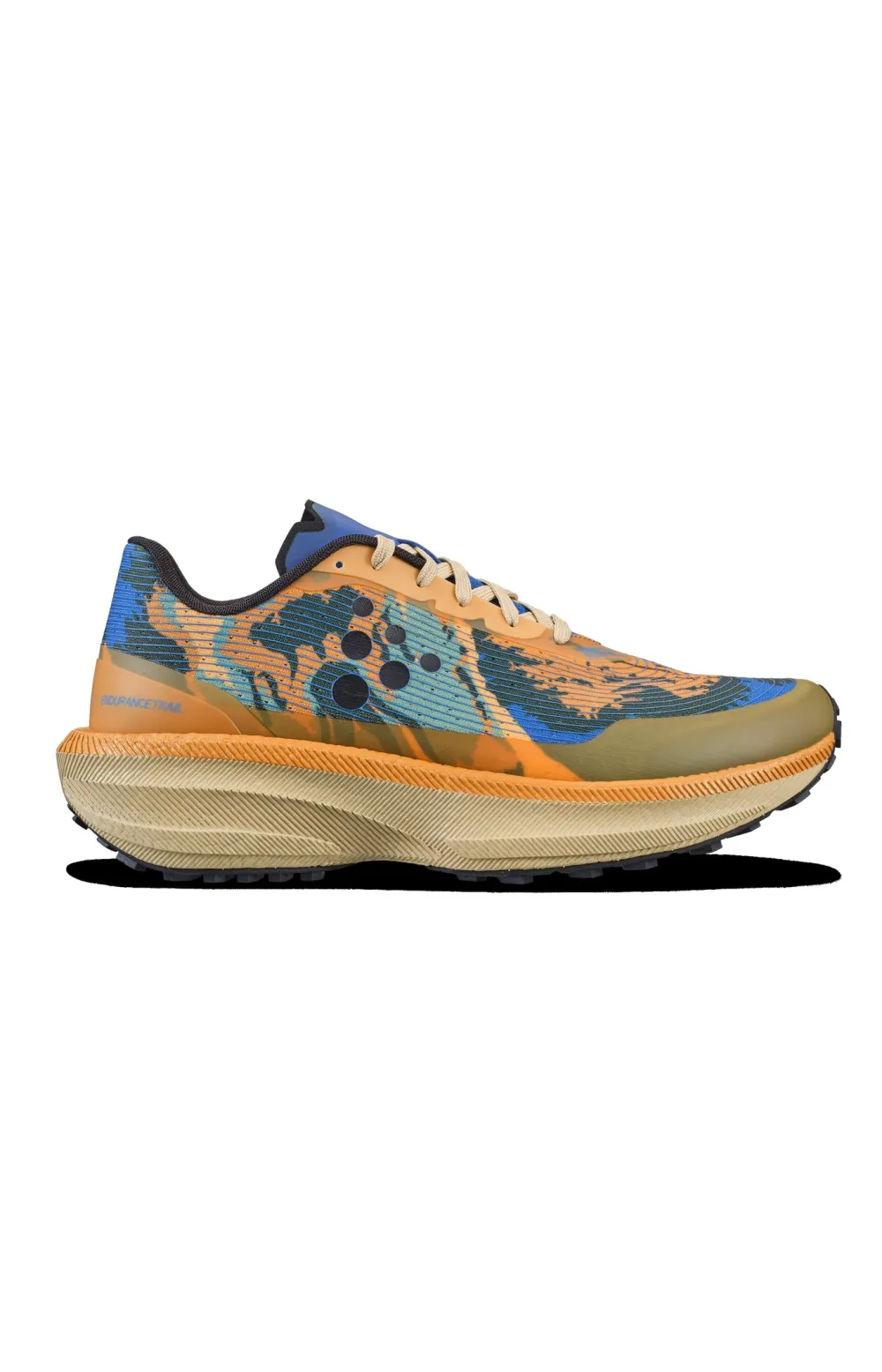 Craft Sportswear Men's Endurance Trail Running Shoe - Platinum/Rift
