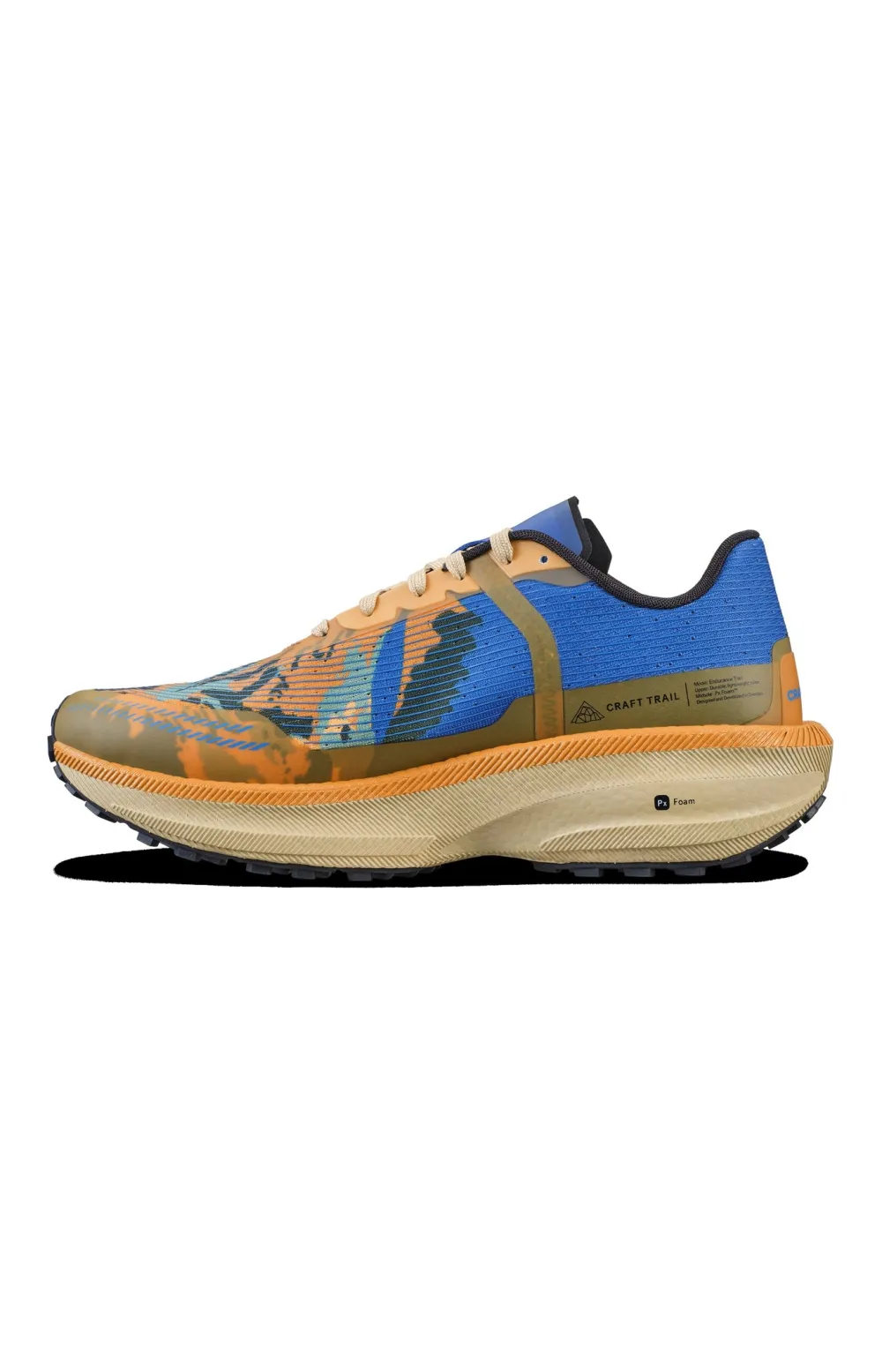 Craft Sportswear Men's Endurance Trail Running Shoe - Platinum/Rift