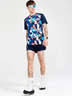 Craft Sportswear Men's PRO Dazzle Camo Running Shorts