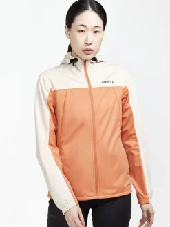 Women Craft Sportswear Women's ADV Essence Hydro Jacket - Rusty Glow/Ecru