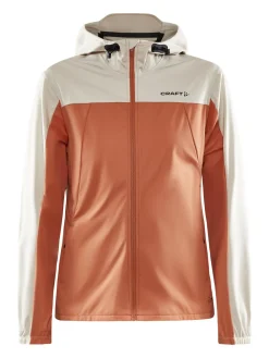 Women Craft Sportswear Women's ADV Essence Hydro Jacket - Rusty Glow/Ecru
