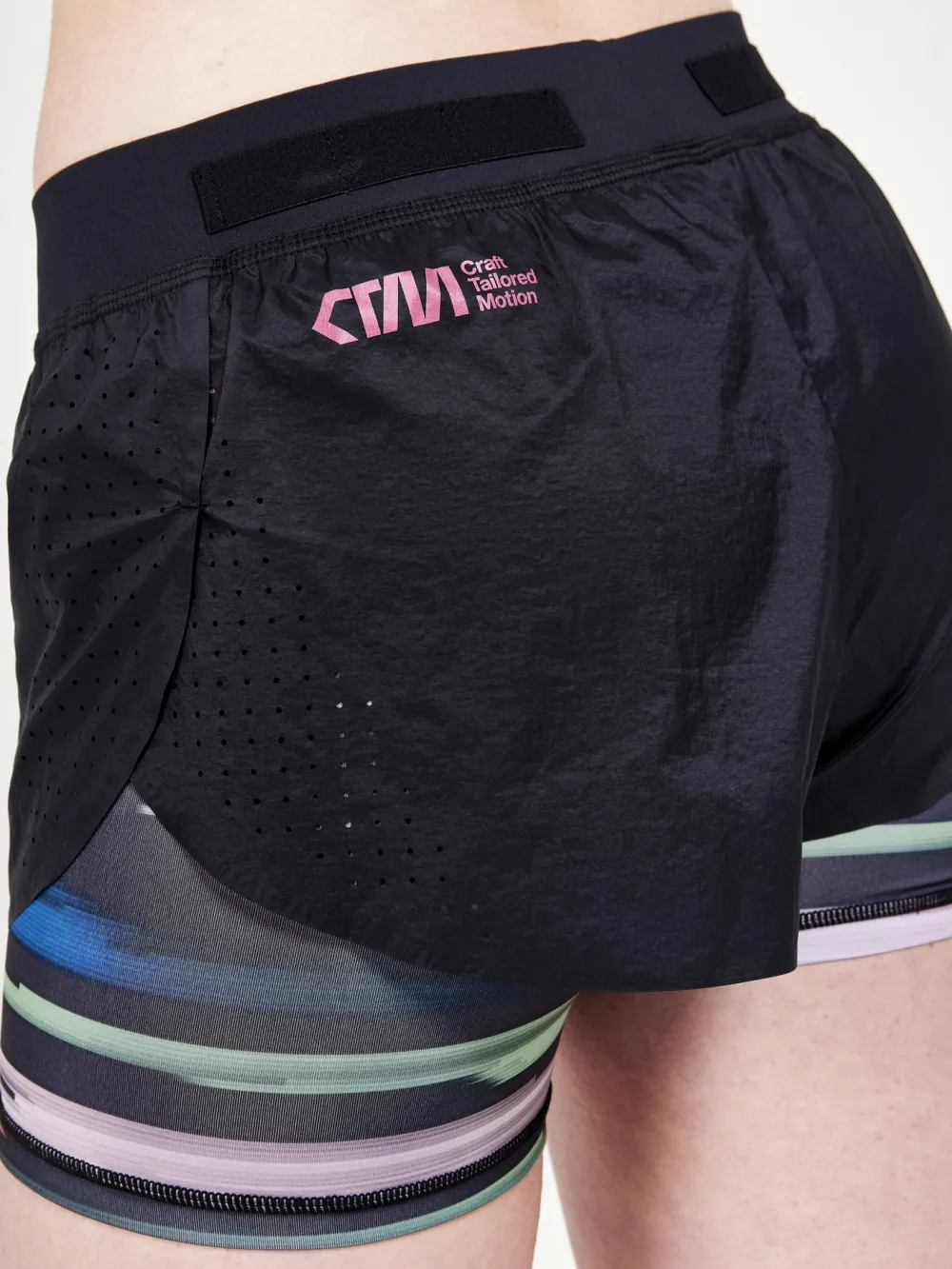 Women Craft Sportswear WOMEN'S CTM DISTANCE 2IN1 RUNNING SHORTS